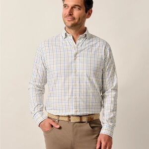 JOHNNIE-O EVERYDAY PERFORMANCE BUTTON DOWN SHIRT - MAARTEN MOSS Large